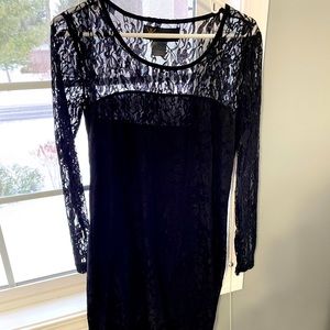 Kardashian collection Black lace dress